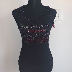 Black Surf Style Tank